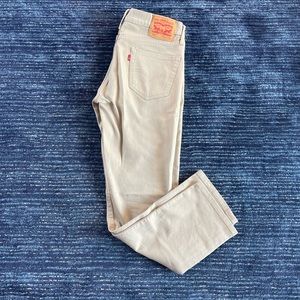 Levi 511 Jeans 32x30 khaki beige